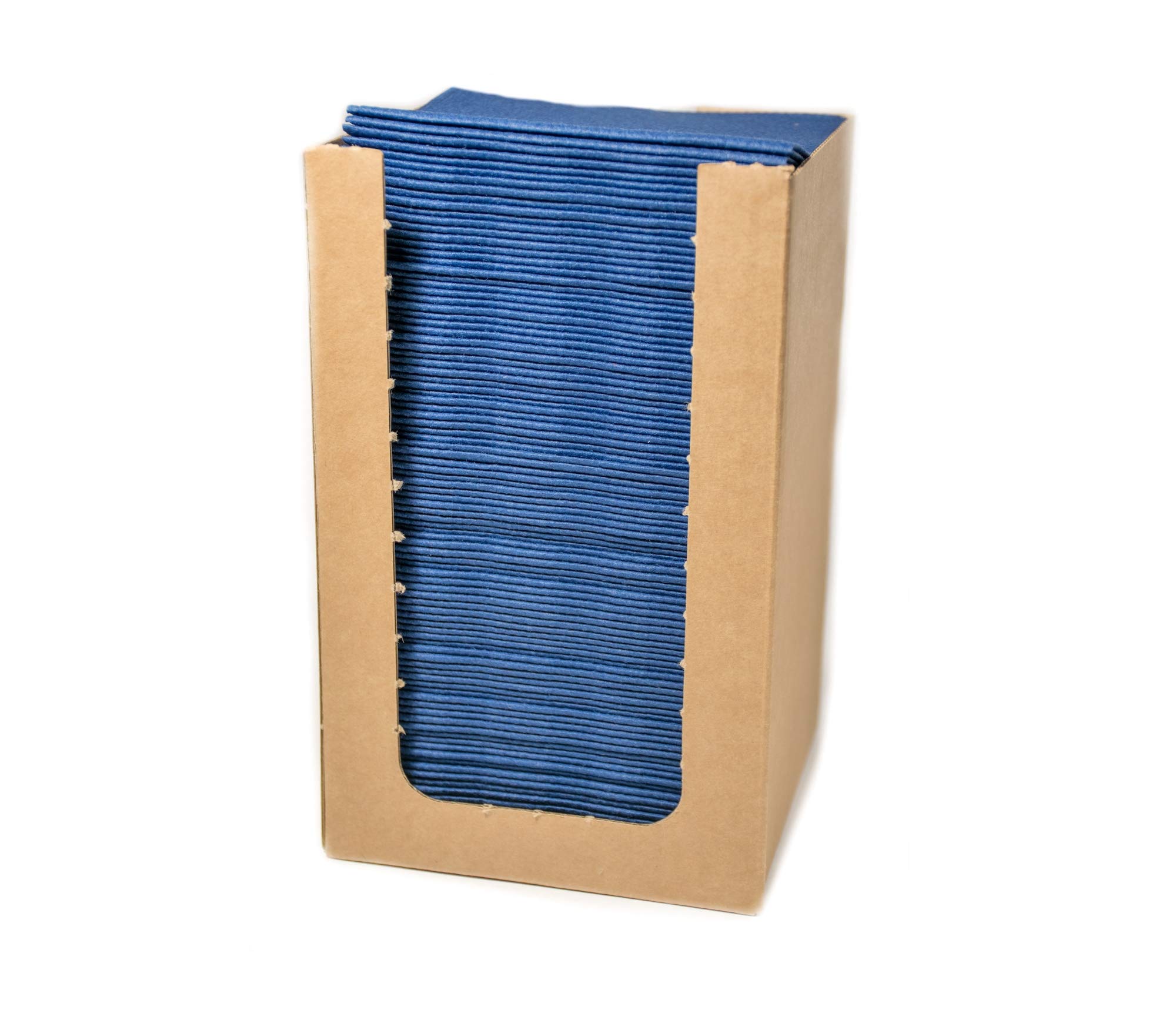 Aroba Airlaid 1000 Servilletas de cóctel similares a la tela, 20 x 20 cm, pliegue 1/4, alta calidad, 21 colores, boda, cumpleaños, bar, café, discoteca, hotel, catering, fiesta, azul