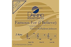Famous For I Believe Accompaniment/Performance Track by Tauren Wells