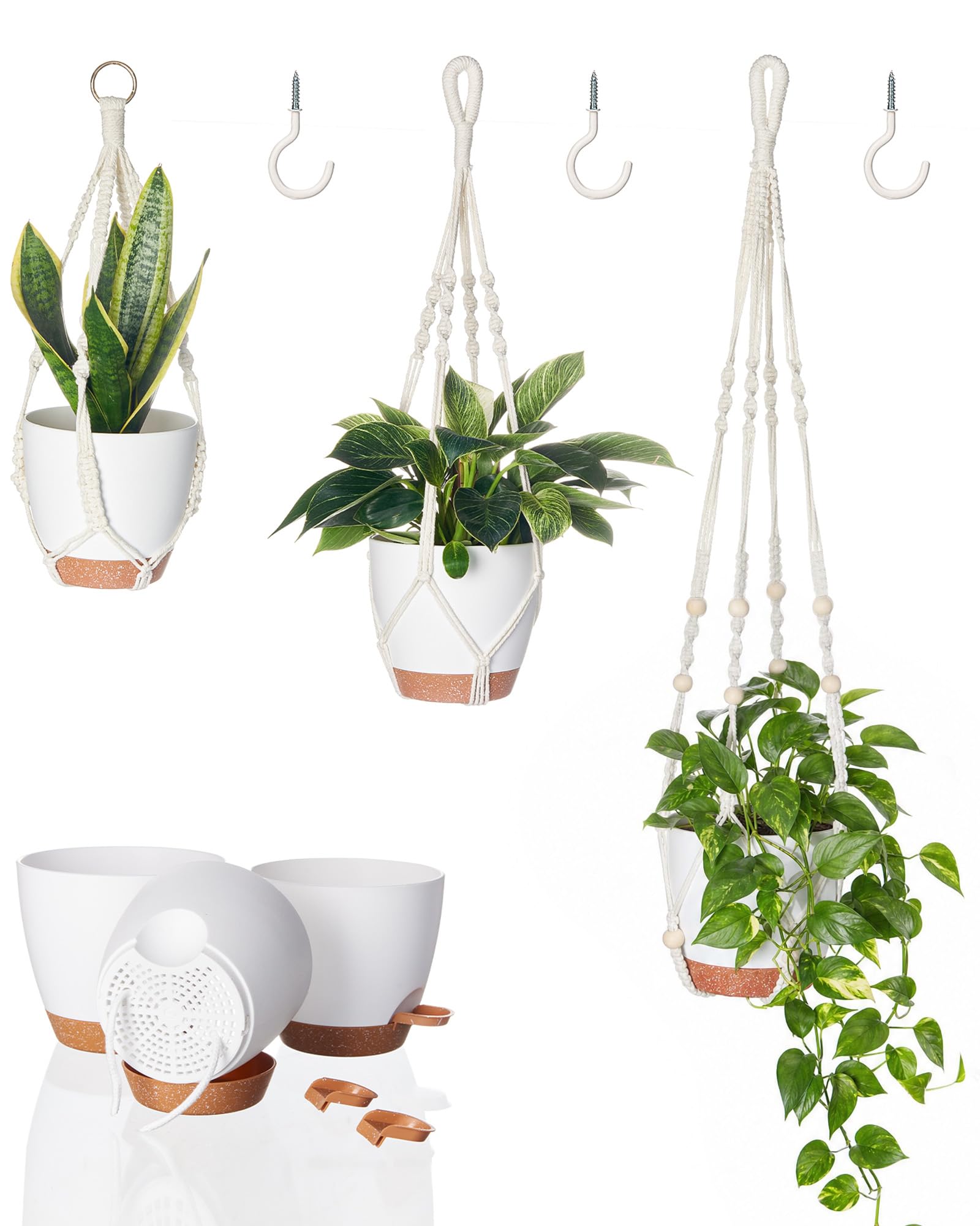 bamworld suspension macramé 3 pièces