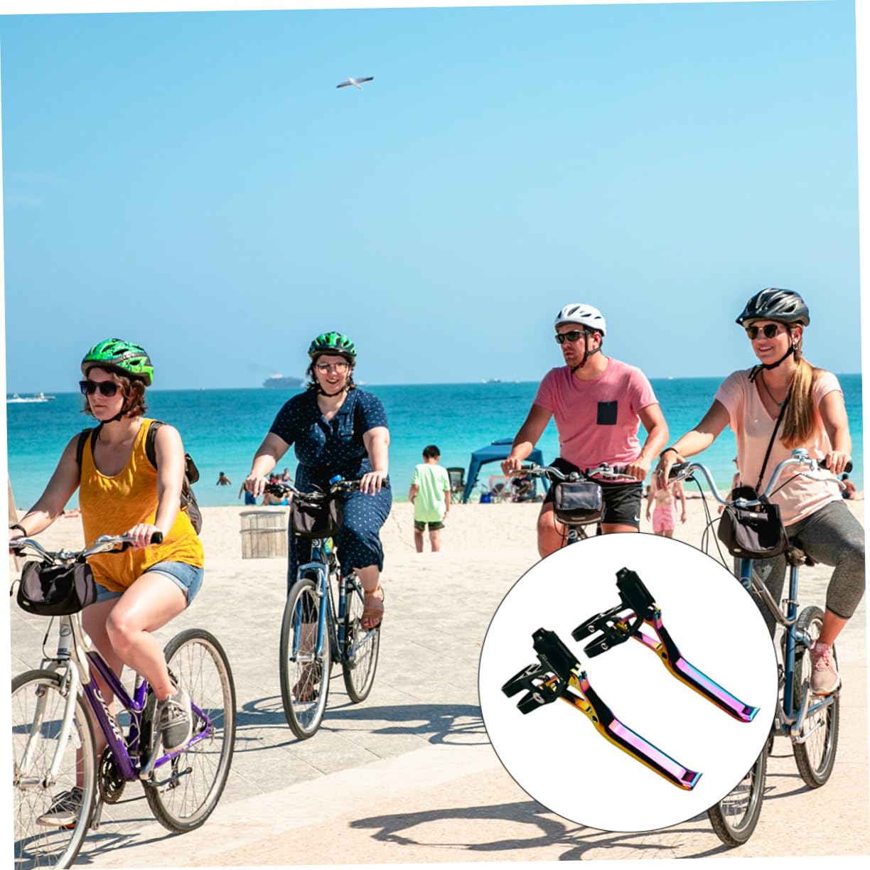 ifundom Leva Freno Bici in Lega Di Alluminio Accessori Bici Per Sostituzione Leve Freno Di Ricambio e Bici Da Montagna
