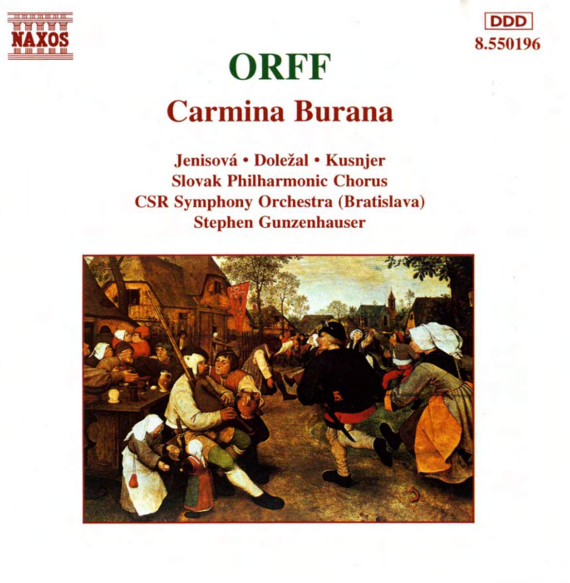 Carmina Burana [Audio CD] Orff Carl