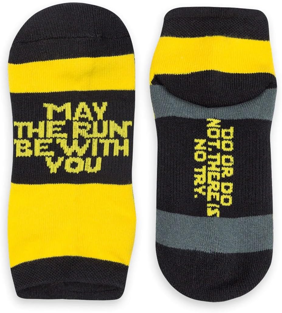 Gone For a Run Motivational Ankle Running Socks - Affirmation Runners Gifts | Inspirational Affirmation Socks, Women’s shoe size 6-12 and Men’s 5-11, Airflow Ventilation