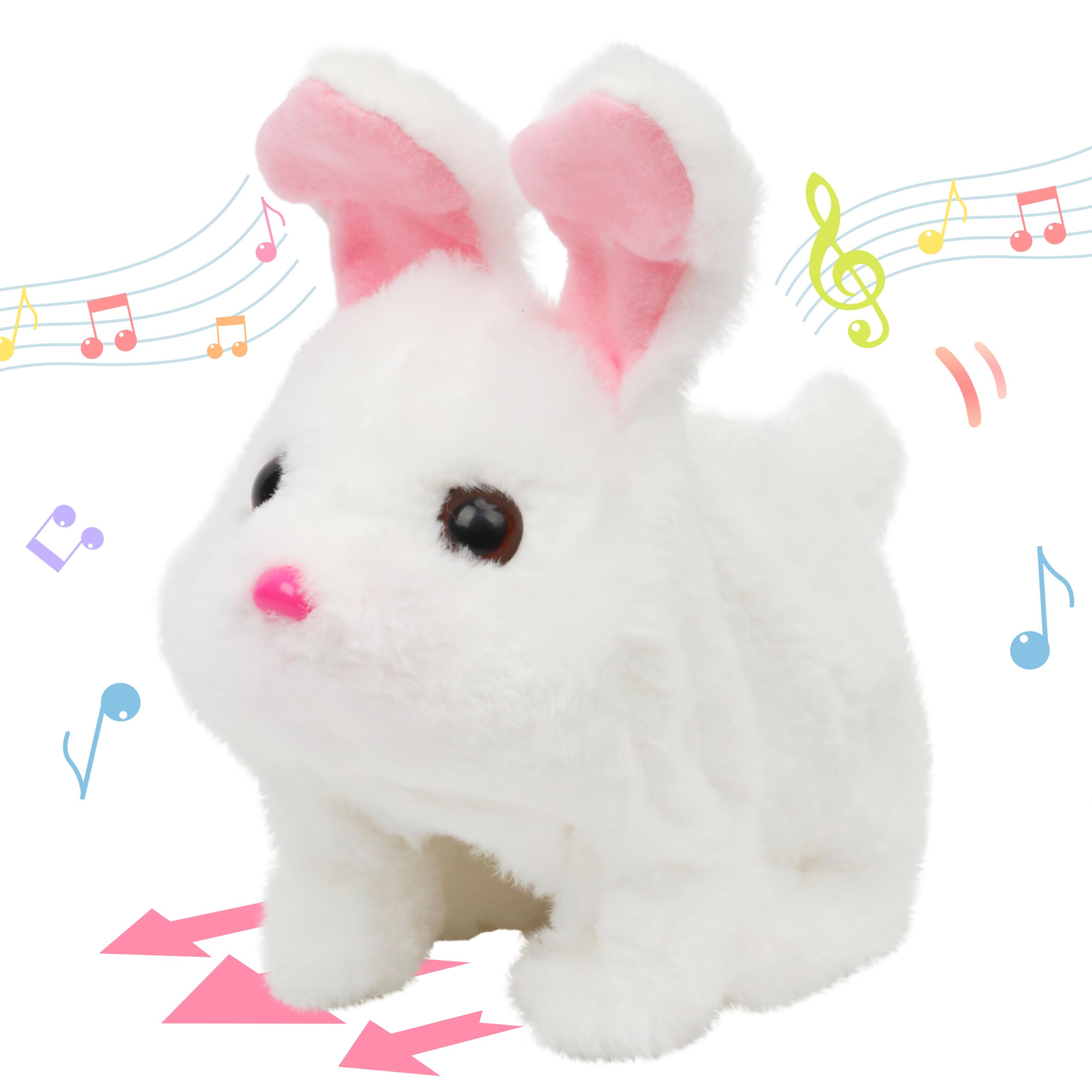 Amazon.com: Hopearl Hopping Chubby Rabbit Interactive Electronic