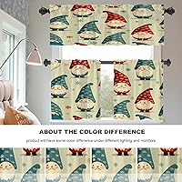 Vista 797 de Cenefas de cocina modernas con patrón de cobre marrón dorado para ventanas, cenefas opacas abstractas de marcas de arañazos y cortinas opacas