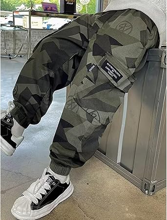 Pantalon Cargo Léger Pour Filles - Taille Haute - Pantalon De