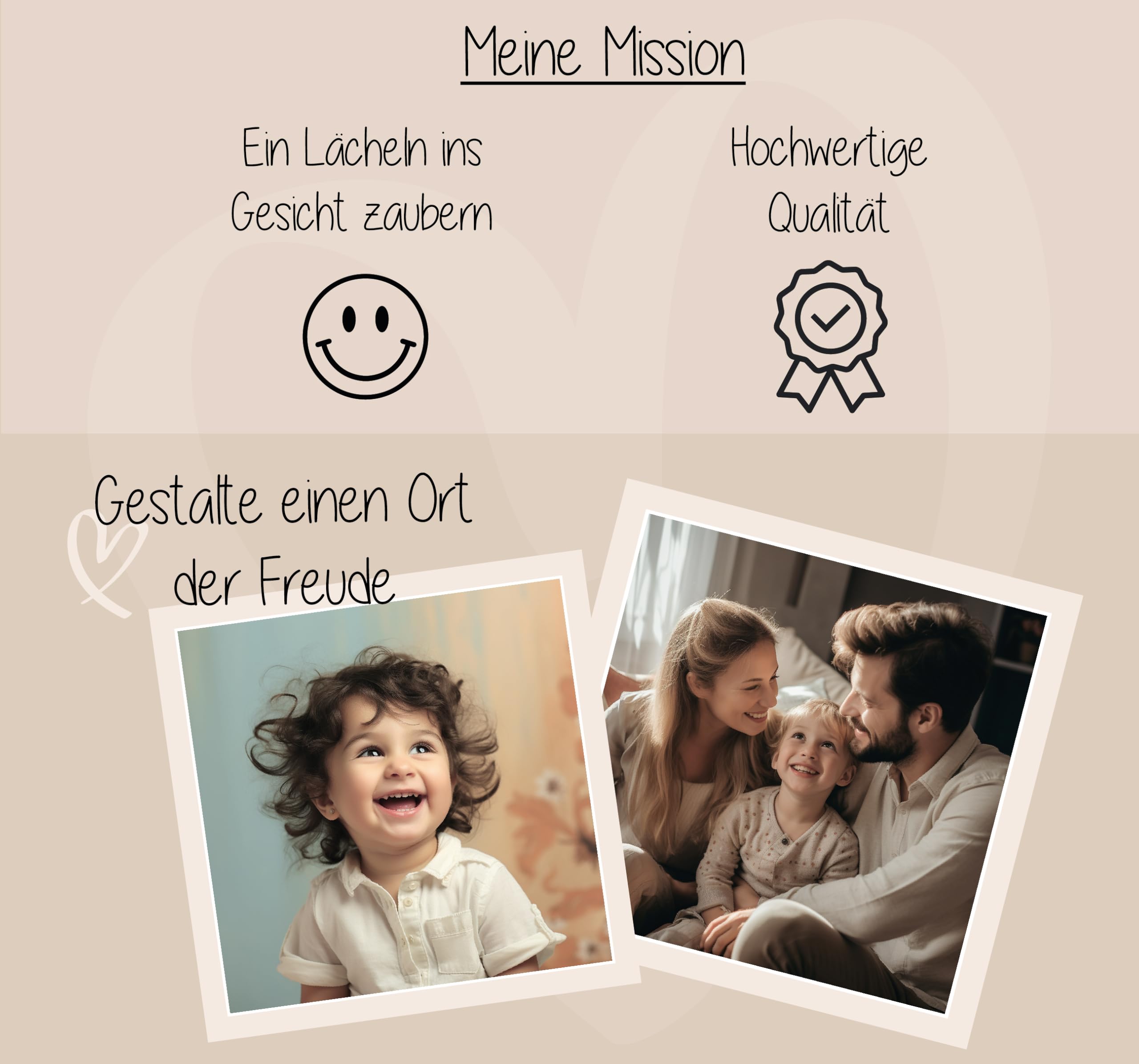 LAVEMA Poster affermativo per bambini, formato A4 (21 x 30 cm), animali, beige, immagini decorative per ragazze e ragazzi affermazioni
