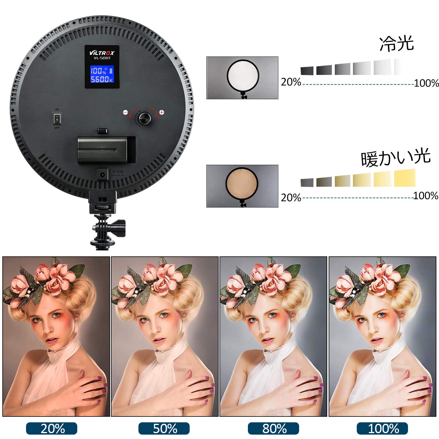 Viltrox VL 500T Anello LED Light