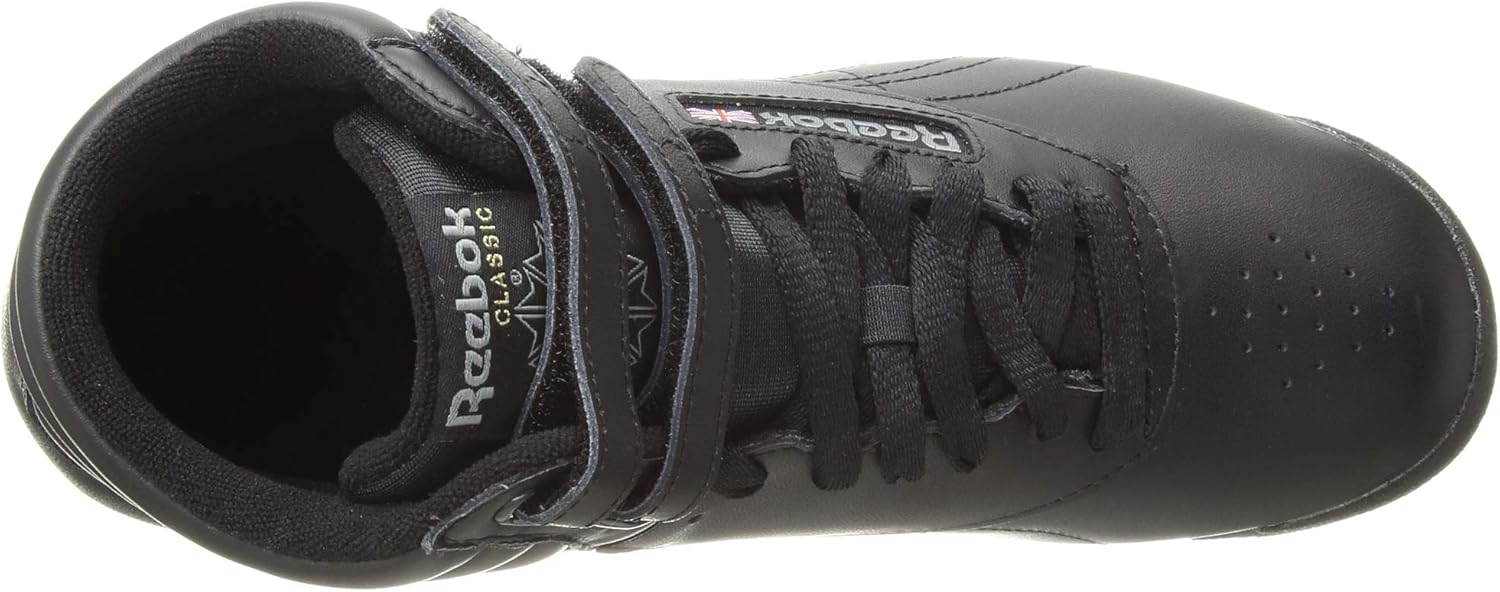 Reebok Women's Freestyle Hi High Top Sneaker 5 Black