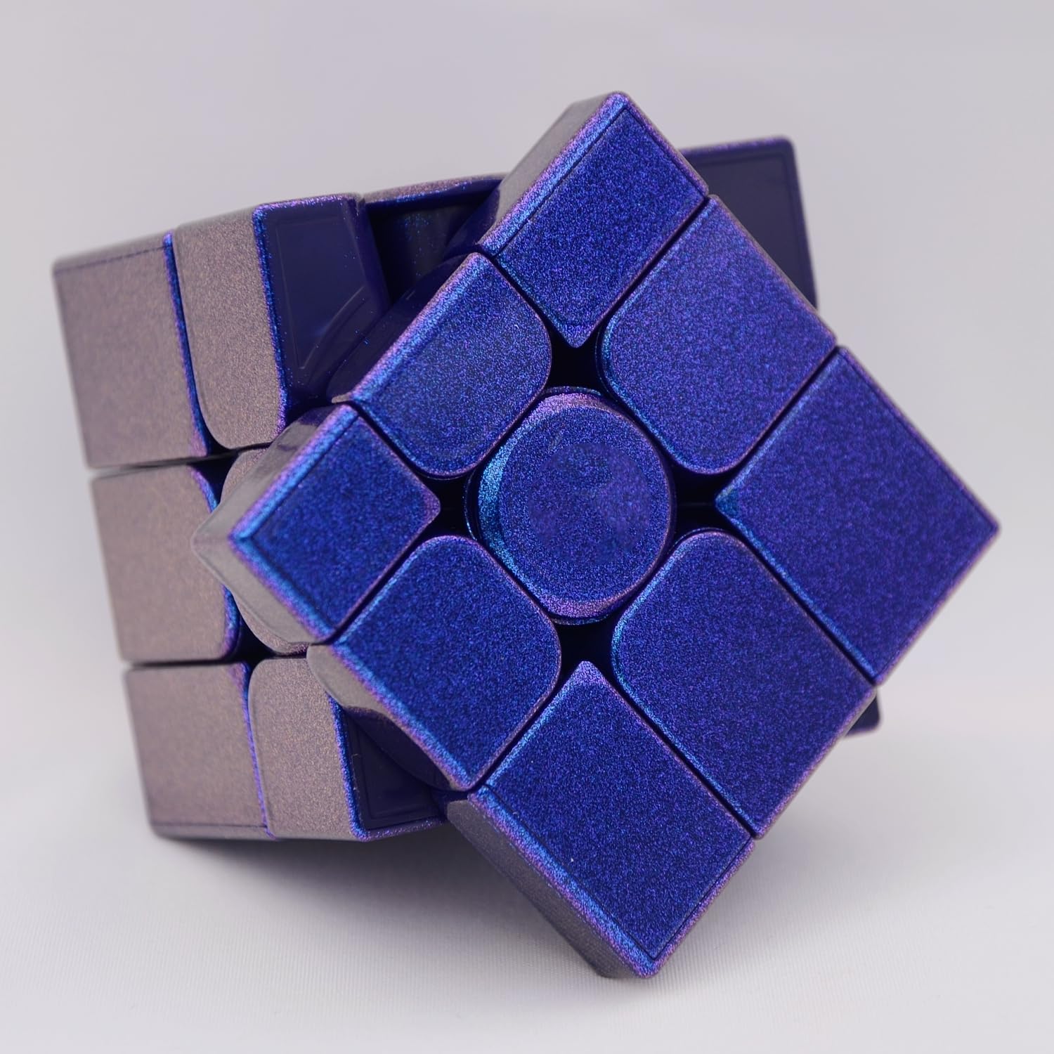 Bukefuno GAN Mirror M UV 3x3 Speed Cube Gan 3x3 x 3 2022 Espejo Cubo Magnético GAN Mirror UV Puzzle Lila FarbCube (versión UV)
