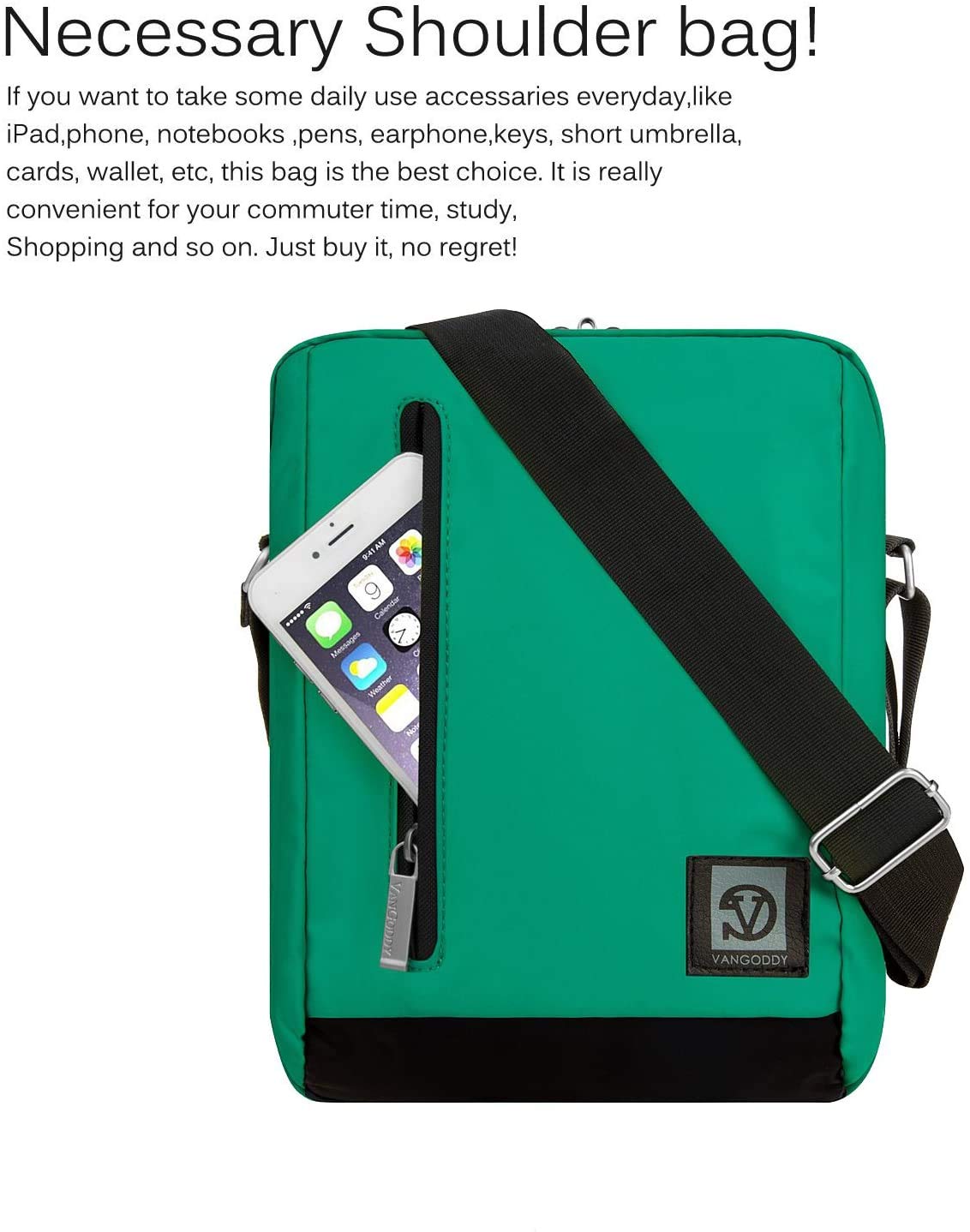 1002TB-COR-GRY Stylish Tablet Tote Bag - Coral-Grey