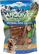 Arquivet Dog Snacks Salmon Bars with Skin - 1kg (Pack of 1)