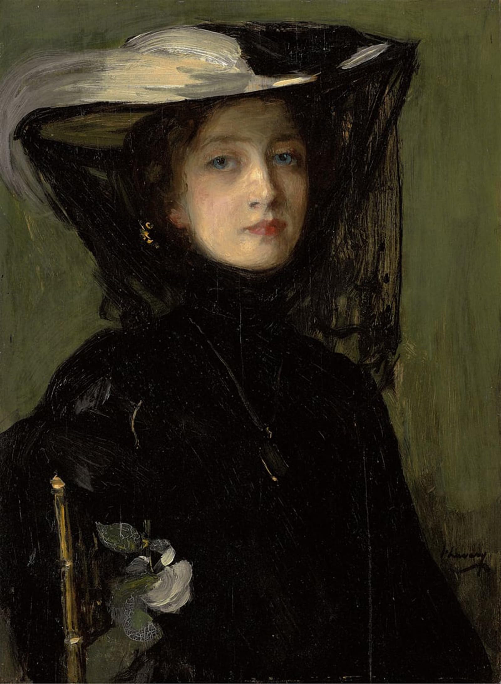 ARTXLXXBN Famous Prints Artwork Pictures Poster Painting Art Mary in Black by Lavery Artwork Landscape Pictures for Home Decor 60x90cm