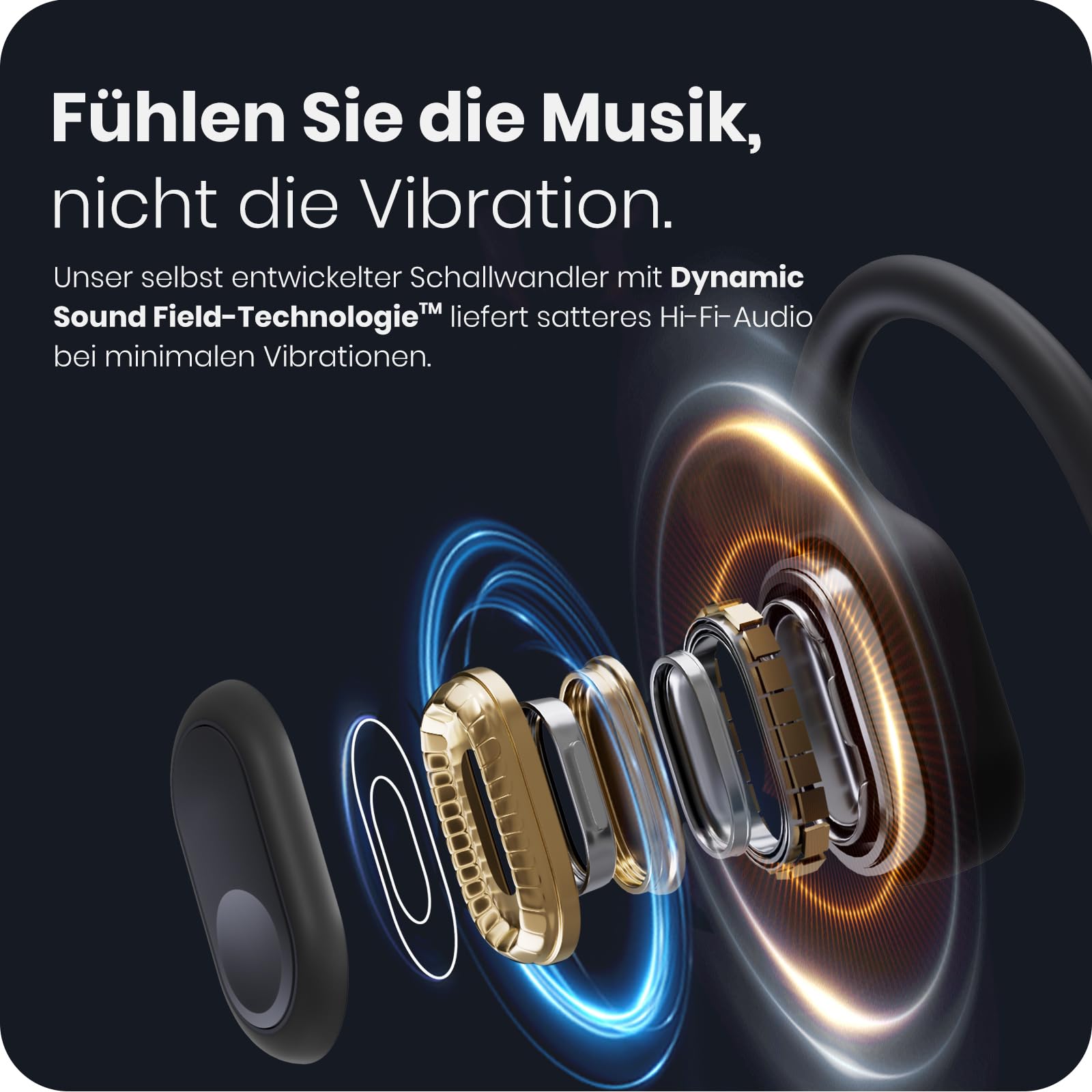S4 Knochenschall Schwimmen&Tauchen Kopfhörer,IP68 20m TÜV Wasserdicht,Bluetooth 6.0+32GB MP3 Modus,Open Ear Sport Kopfhörer,15h Spielzeit,Ultraleicht 26g,Für Schwimmen,Laufen,Radfahren