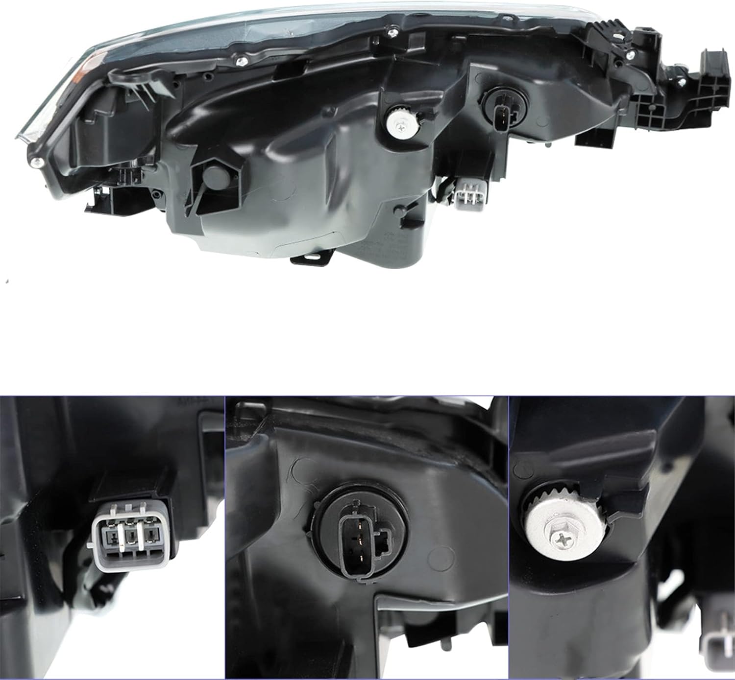 munirater Headlight Assembly Replacement for Corolla 2017 2018 2019 LE Right Headlamp DriverSide 81150-02M70