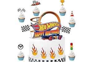 Hot Wheels Cupcake Toppers