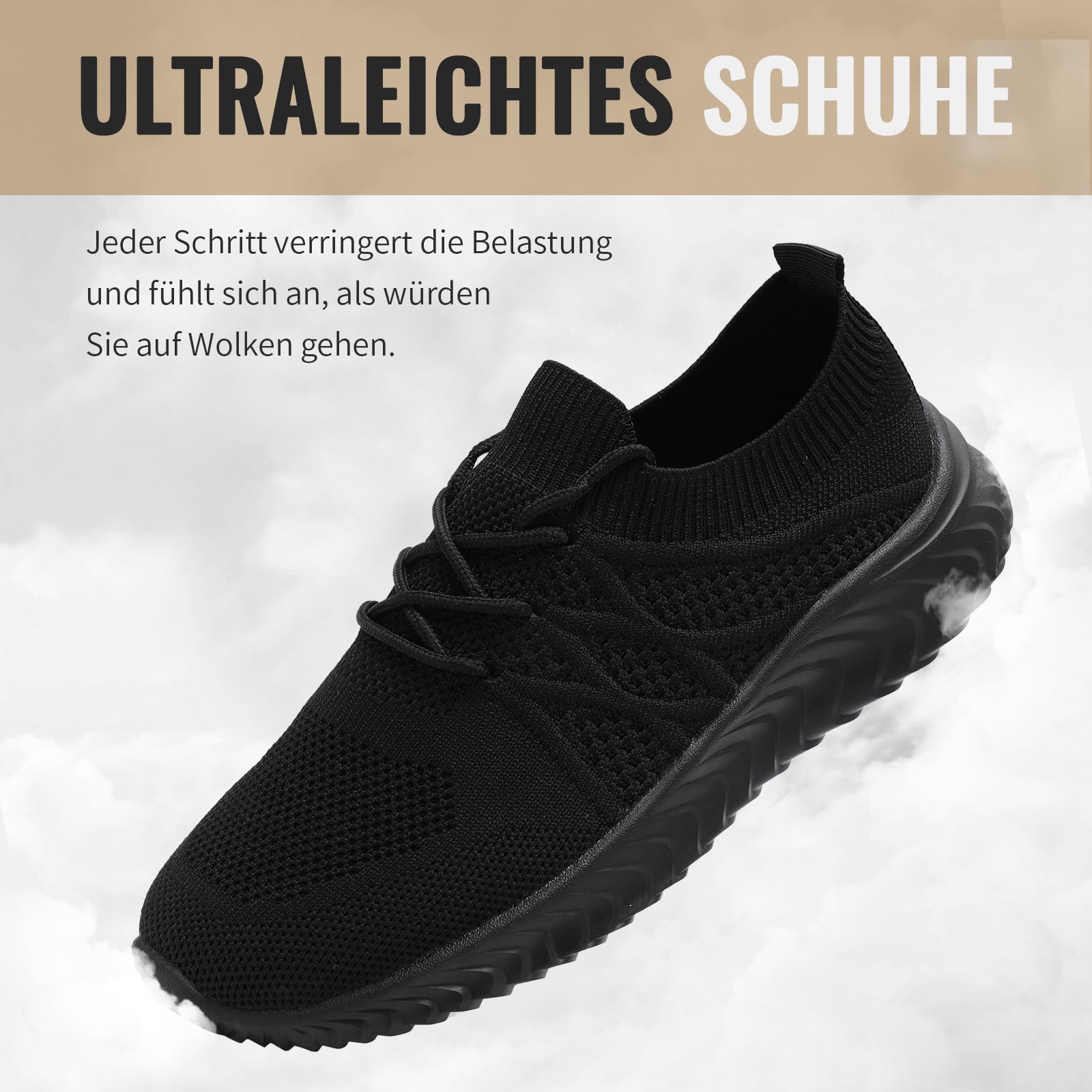 Chaussures Femme été Running Confort Basket Femme Légères Chaussures de Sport Fitness Course Intérieur & Extérieur