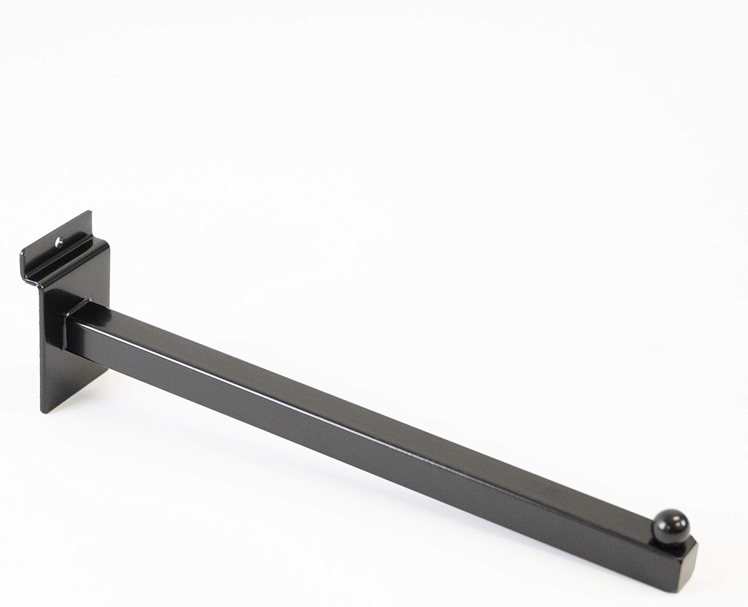 12 Square Faceout Display Attaches to Slatwall - Used for Displaying Clothing, Accessories and Housewares (Quantity 5) (5, Black)