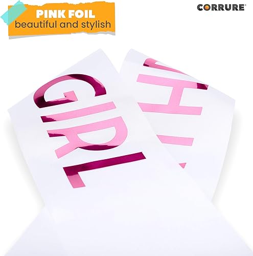 Miniatura 6 de CORRURE Banda de cumpleaños con lámina rosa, banda blanca satinada suave para mujer, banda de feliz cumpleaños para dulces 16, 18, 21, 25, 30, 40,