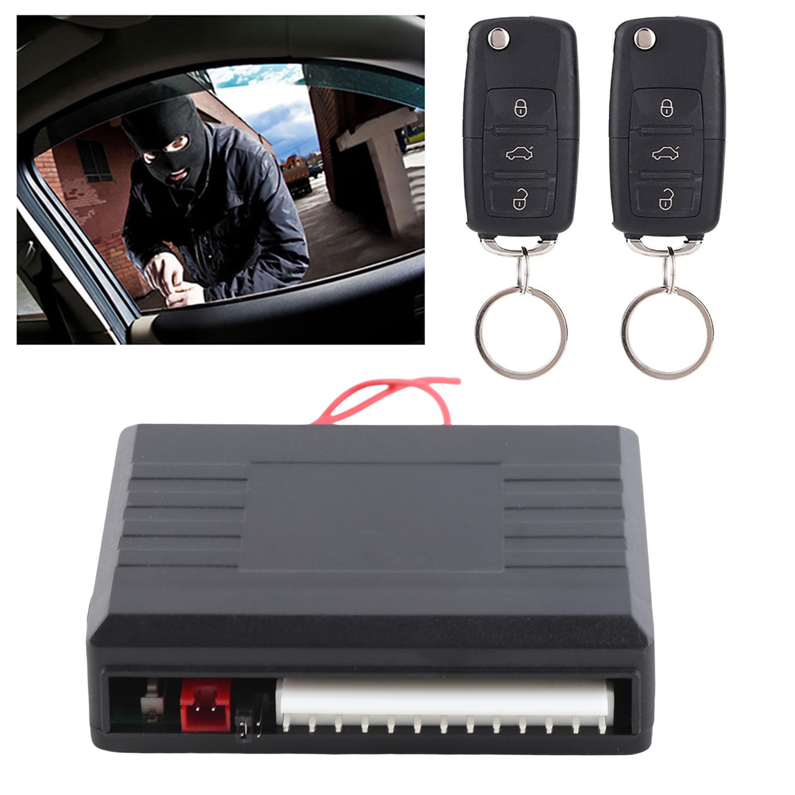 de Entrada Universal sin Llave para Coche con 2 mandos a Distancia, Kit Central Remoto para vehículo de Bloqueo automático de Puerta