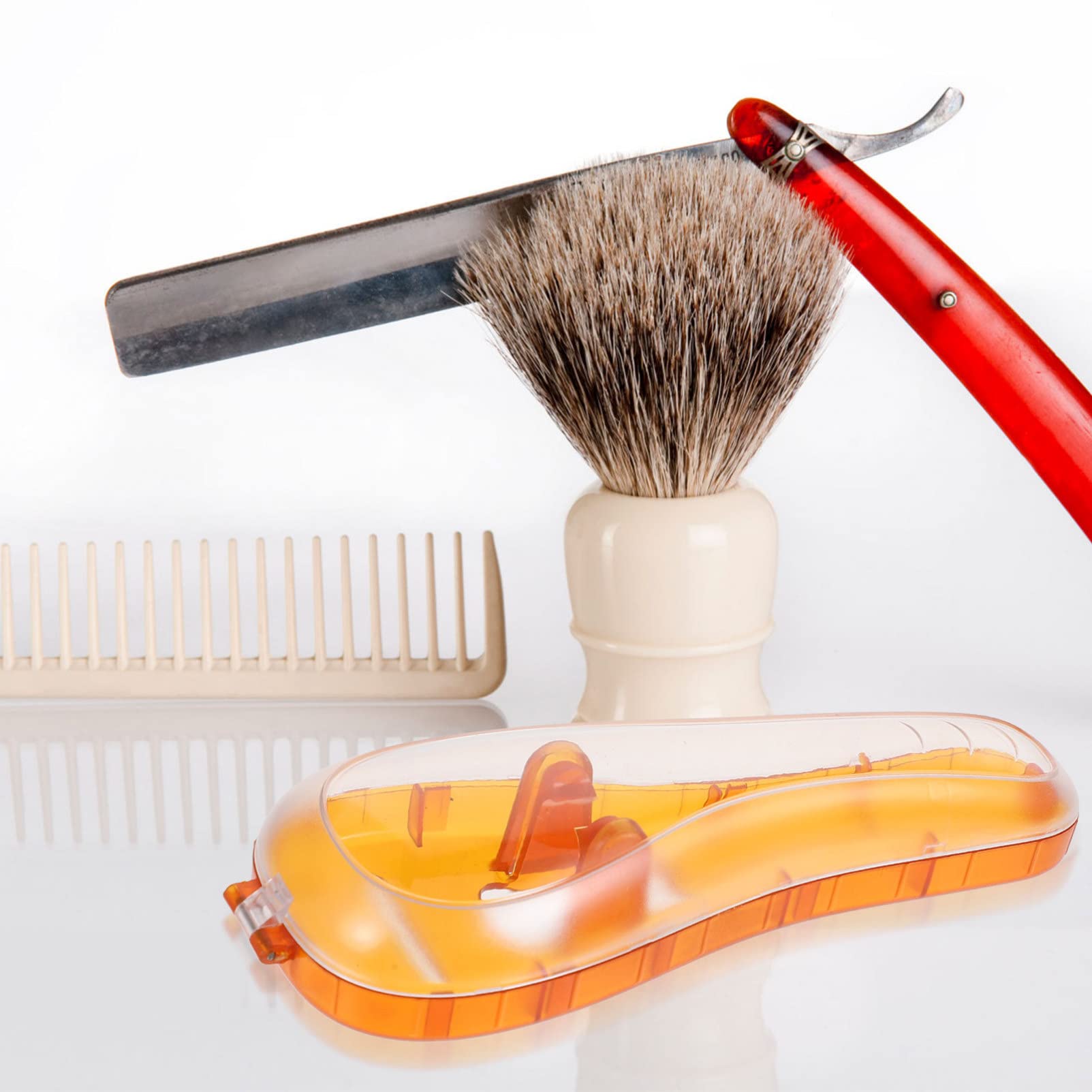 3pezzi Custodia Portatile Per Rasoio Organizer Antiurto Per Scatola Di Stoccaggio Per Accessorio Per e Leggero Adatto Per Uso Ed