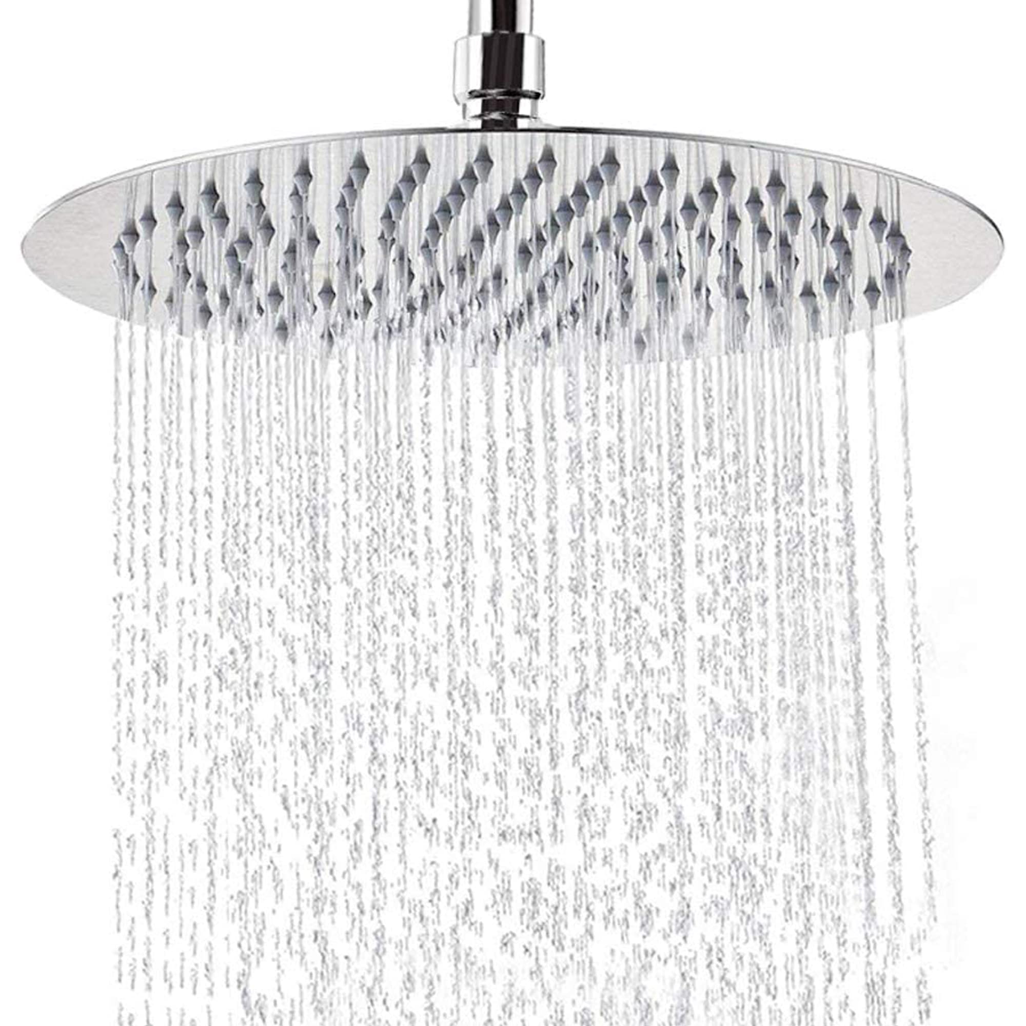 Specule Round SS-304 Grade, 4 x 4 Over Head Rain Style Shower for Bathroom Without Arm, Chrome Finish (4 Inches) (B0CD7VKJC5) Amazon Price History, Amazon Price Tracker