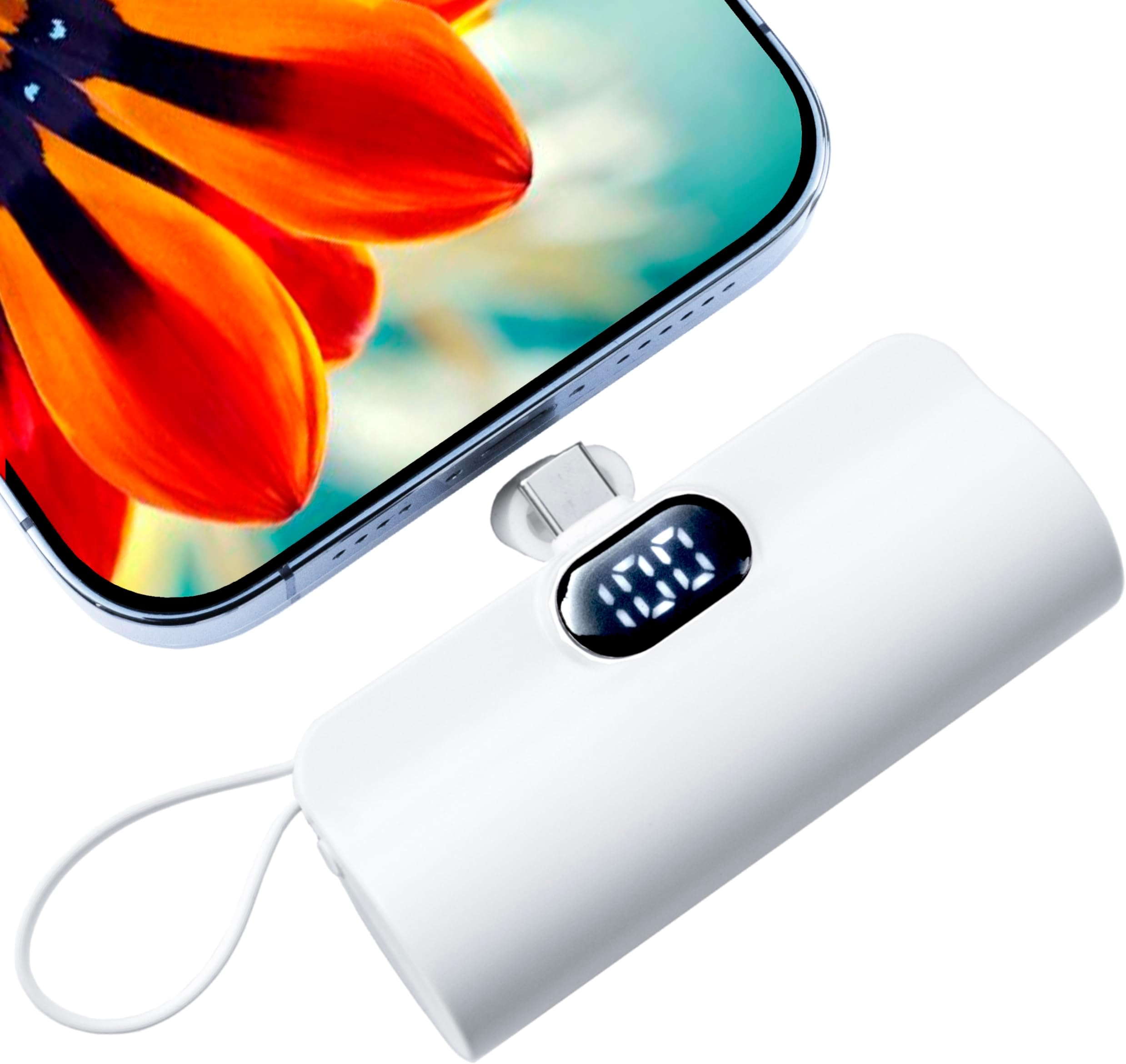 LENUTO Portable Charger for iPhone 15 Power Bank, 6000mAh