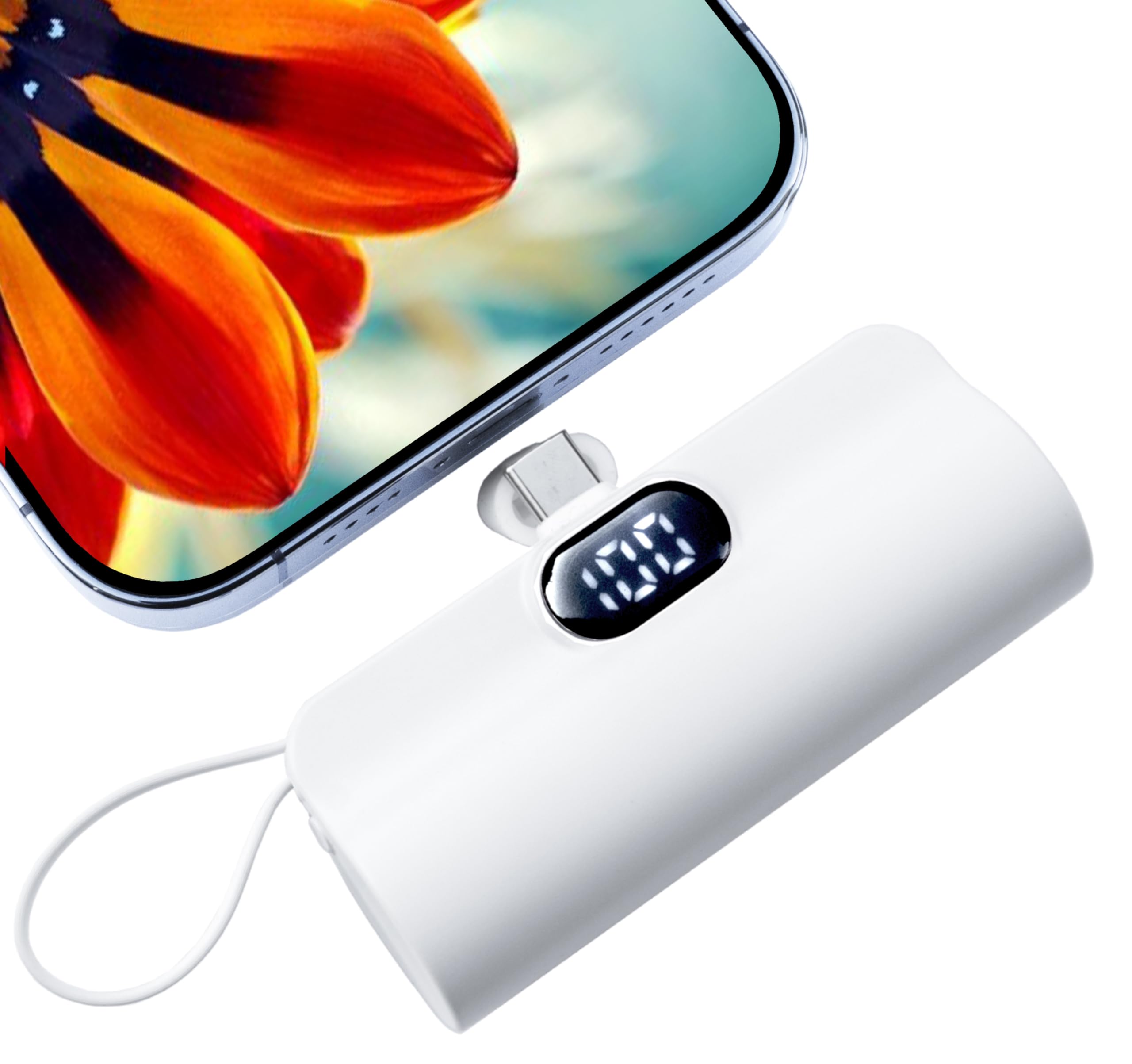 Amazon.com: CooLuzer Mini Power Bank,Capsule Power Phone Charger