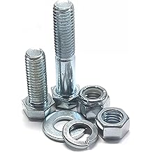 Titan Industrial Supply - 2,230 pcs Stainless Steel 18-8 Draad hardeware-aanspraakstel met Hex Cap Screws, Hex Nylon Locknuts, Wassers - Fasteners Slegs