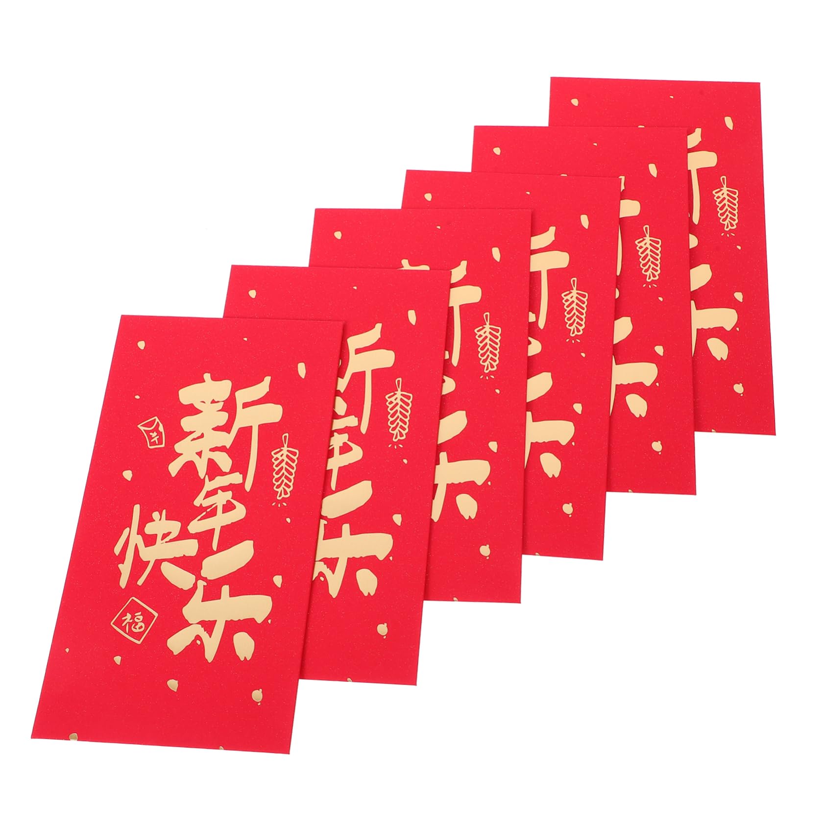 WEKADRIN 赤い封筒バッグ 布製封筒 装飾的なドアノブ レトロな引き出し 