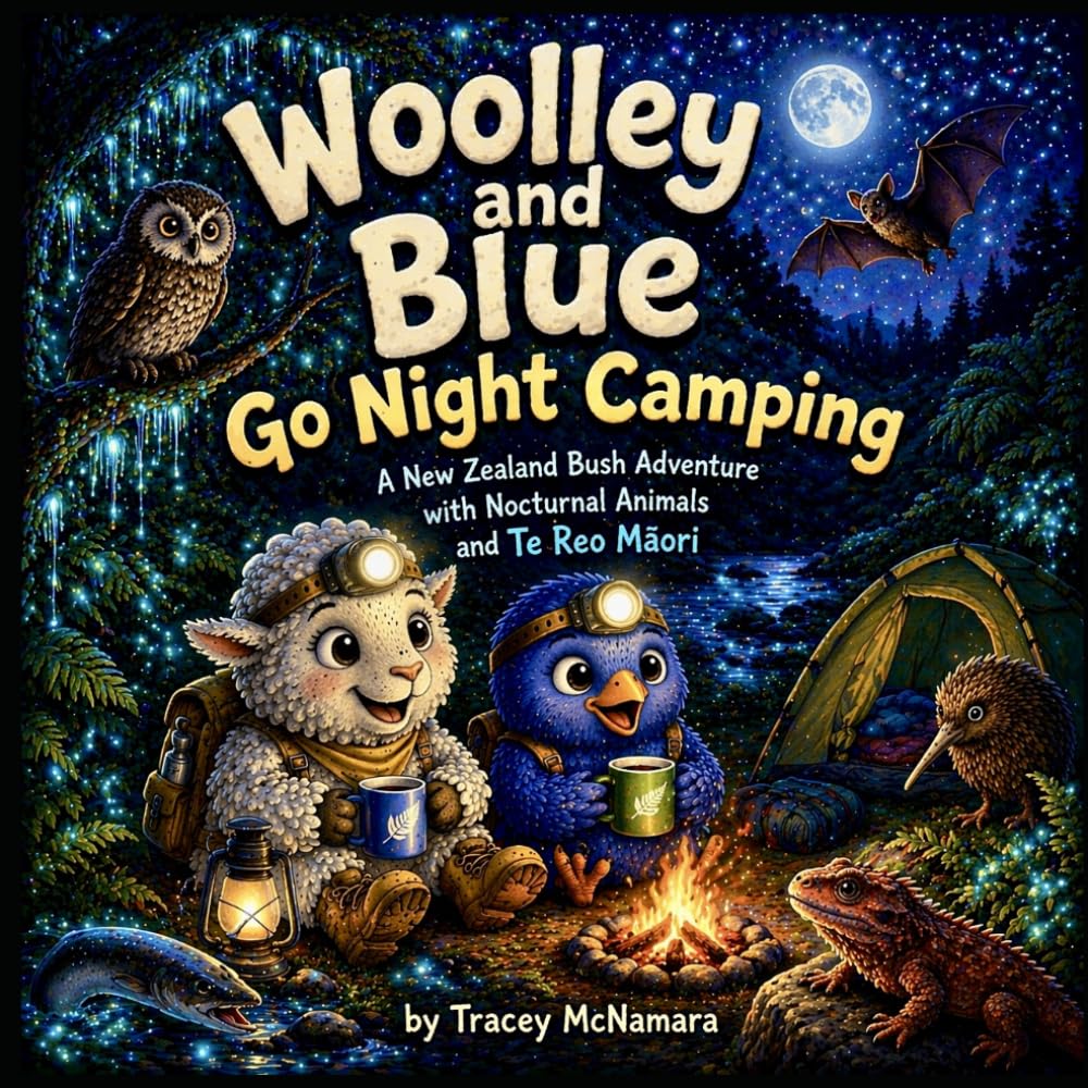 Woolley and Blue Go Night Camping: New Zealand Adventure (Woolley and Blue's Adventures)