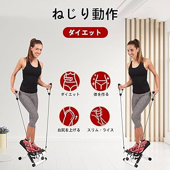 出品やめます　パワーズ運動生理学 Amazon | RITAKU 【医師監修】くびれステッパー 静音設計