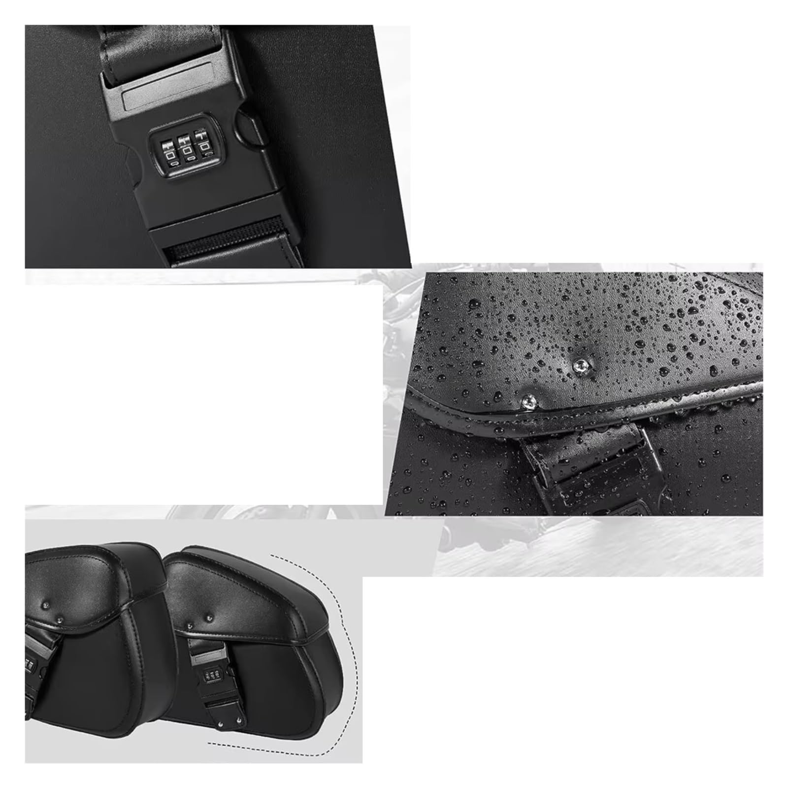Compatibile Con 1 Set Password Lock Borse Laterali Per Moto Per Riporre Gli Attrezzi Accessori Per Parti Di Stoccaggio Sacche Moto