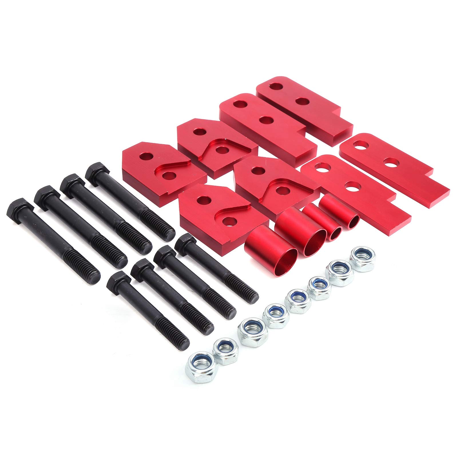 Buy Akozon ATV Full Lift Kit 2inch Full Suspension Lift AllTerrain Vehicle Lifting Tool Red Fit