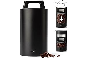 KIVY Vacuum Coffee Canister: Preserve Coffee Freshness