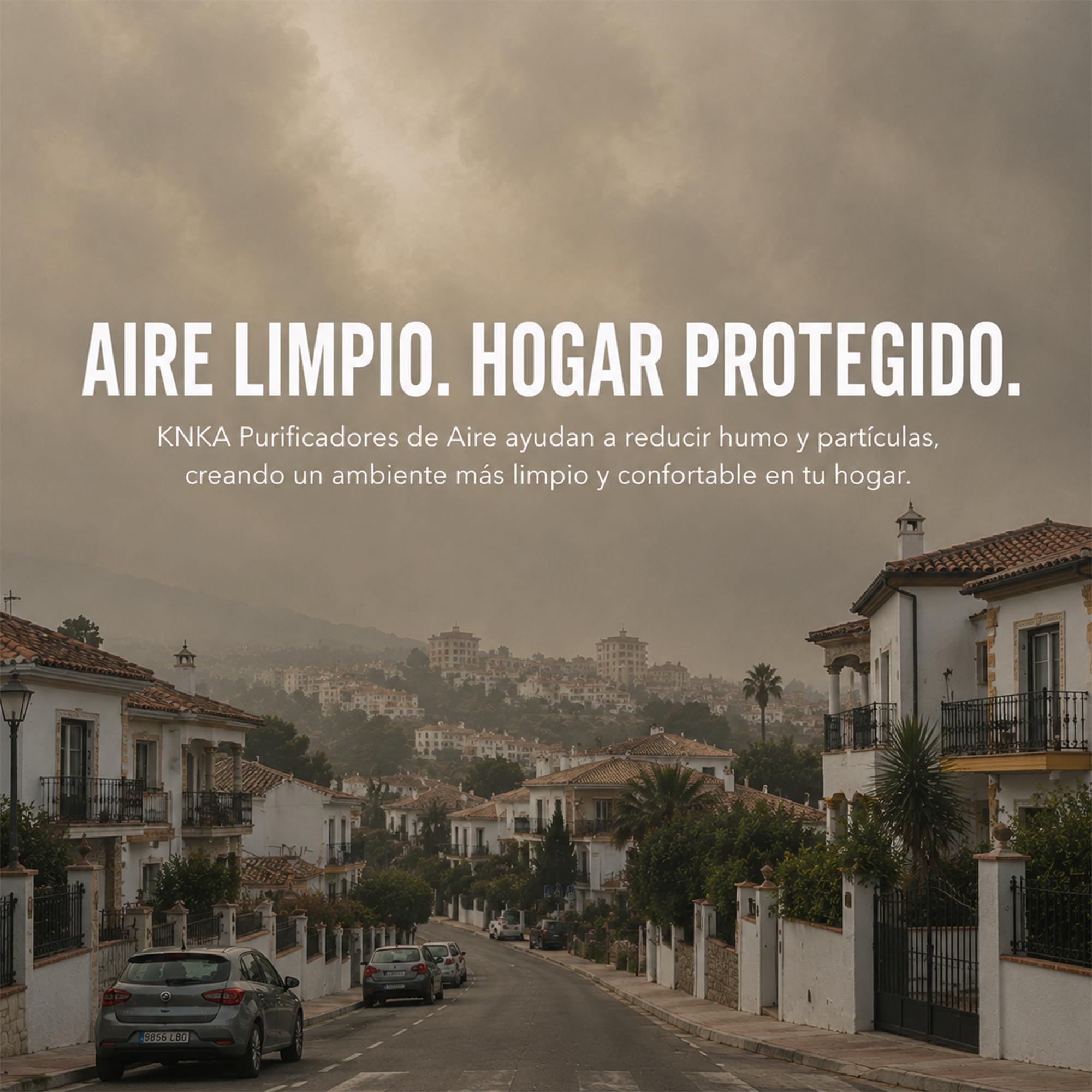 KNKA Purificador de Aire Filtro HEPA sensor inteligente hasta 120 ㎡ Blanco | CADR 400 m³/h Elimina el 99,97 % de polen, olores y polvo, modo sueño, ideal contra el pelo de mascotas APH4000