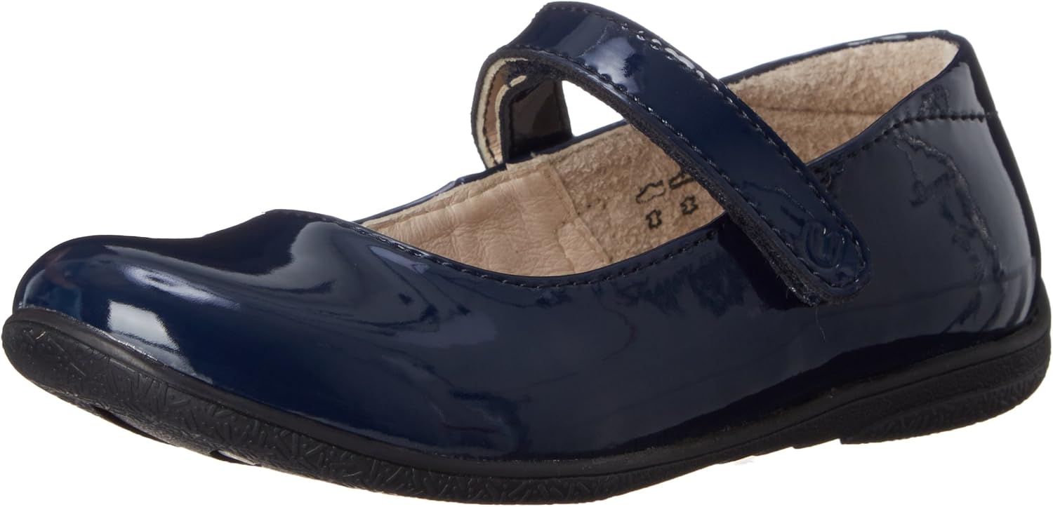 umi Ria Uniform Mary Jane (Little Kid/Big Kid), Dark Navy Patent, 21 EU(5.5 M US Big Kid)