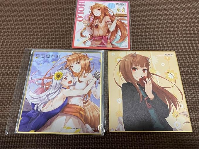 シーリングライト 狼と香辛料 ミニ色紙 らのすぽ 台湾限定 10周年記念