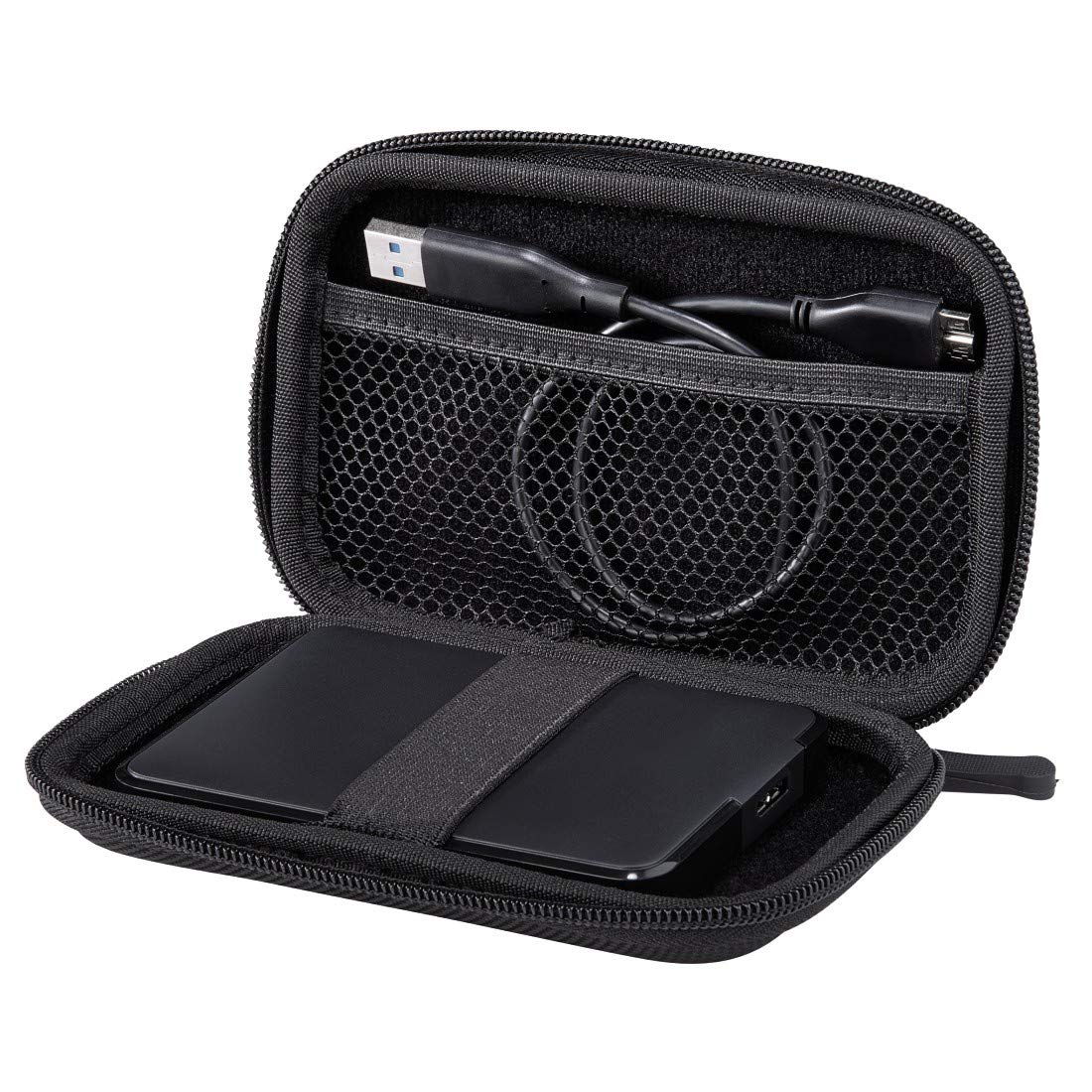 Hama Custodia per Hard Disk Esterno ed Accessori da 2,5", EVA, Nero