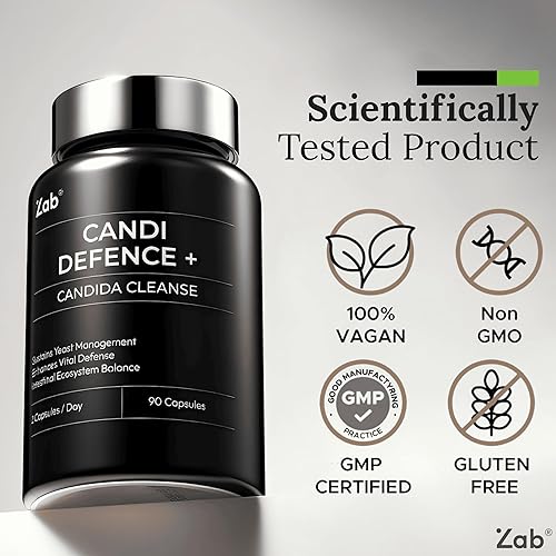 Miniatura 3 de ZAB Candi Defence Plus Candida Sppuort 90 Cápsulas