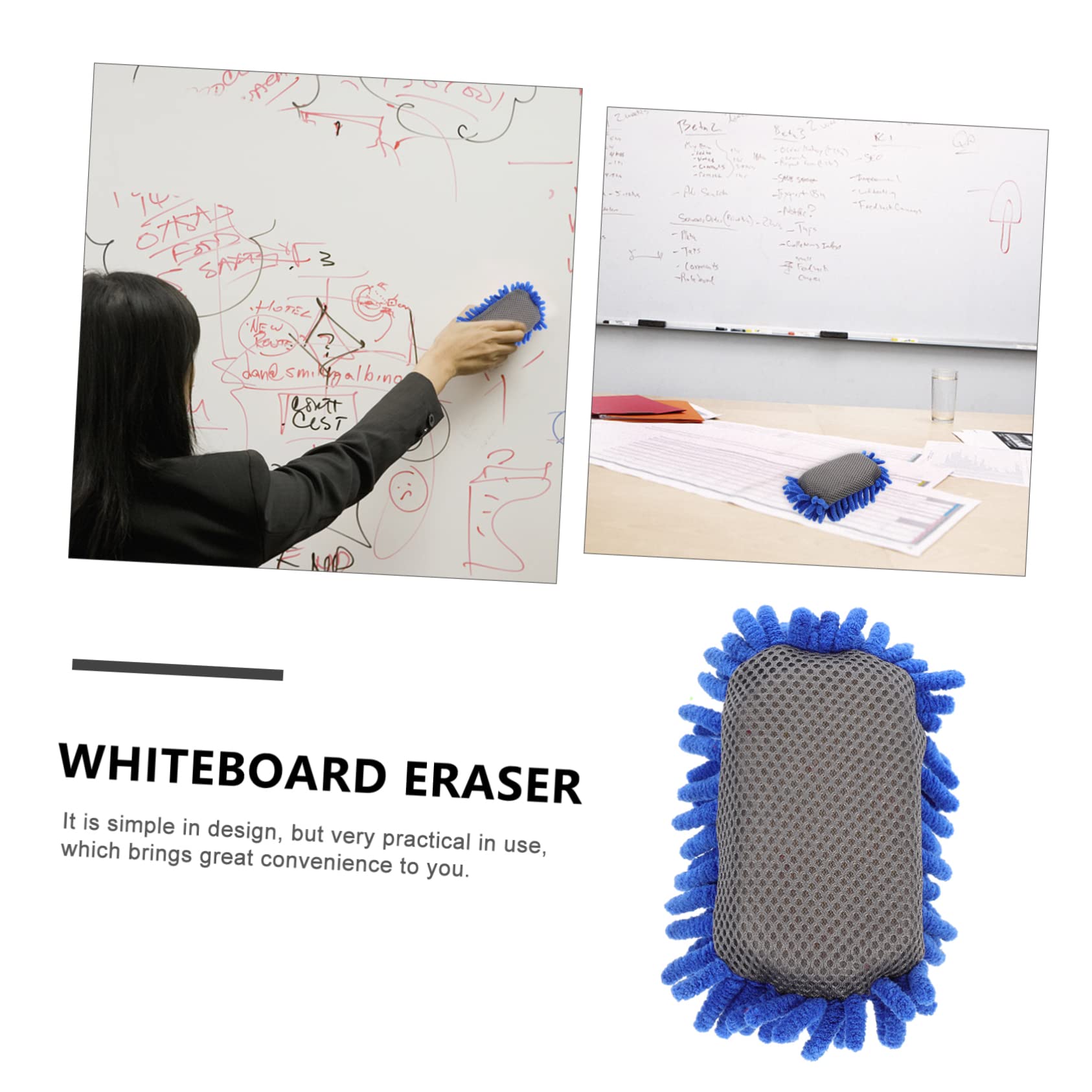 SHINEOFI 9piezas Borrador Para Pizarra y Tablero Limpiador De Pizarra y Chalkboard Para Oficina Escuela y Hogar