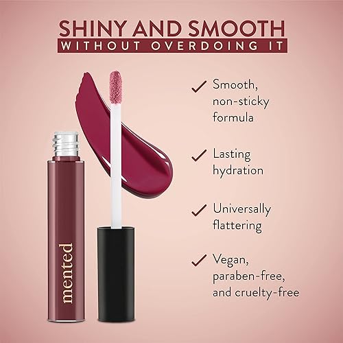 Miniatura 5 de Mented Cosmetics - Brillo de labios Berry Me tono bayas incluido en Favorite Things 2021 vegano libre de parabenos sin crueldad animal