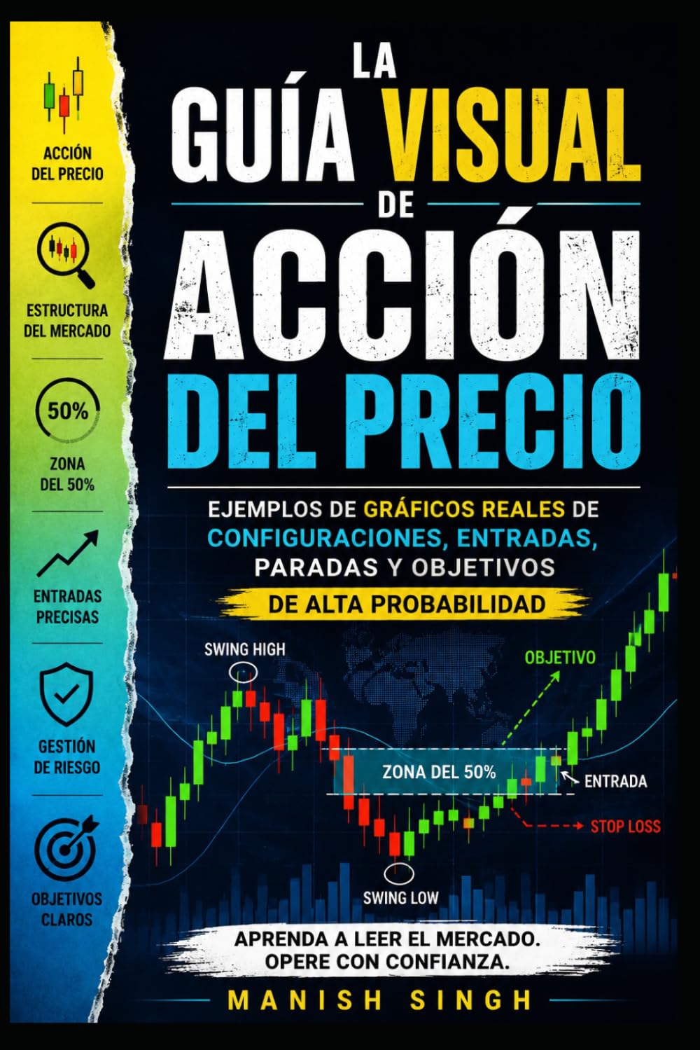 Título: La guía visual de acción del precio: Ejemplos de gráficos reales de configuraciones, entradas, paradas y objetivos de alta probabilidad (Serie Profesional de Trading ICT)