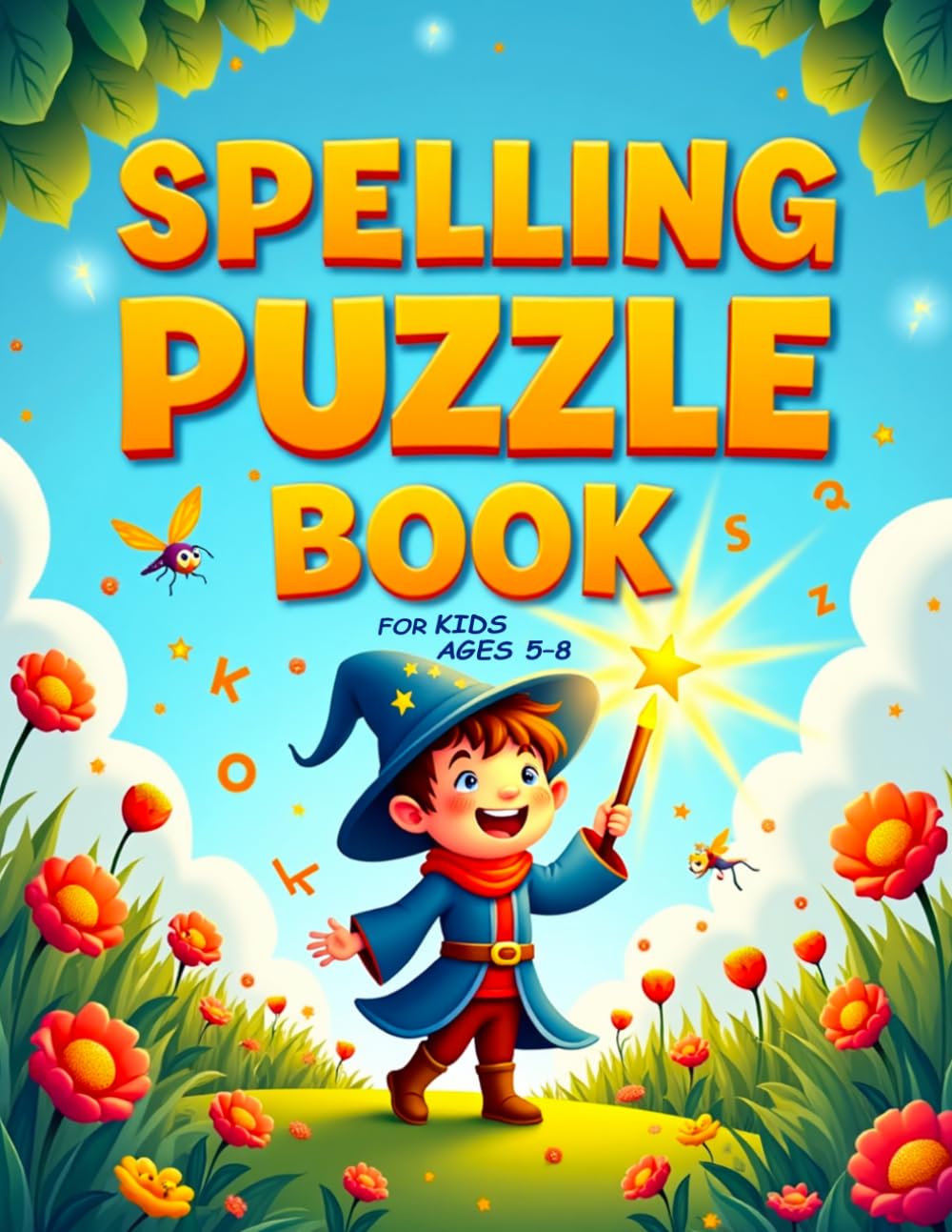 Spelling Puzzle Book for Kids Ages 5-8: 101 Fun Spot the Correct Word Picture Puzzles to Improve Spelling, Vocabulary and Early Reading Skills