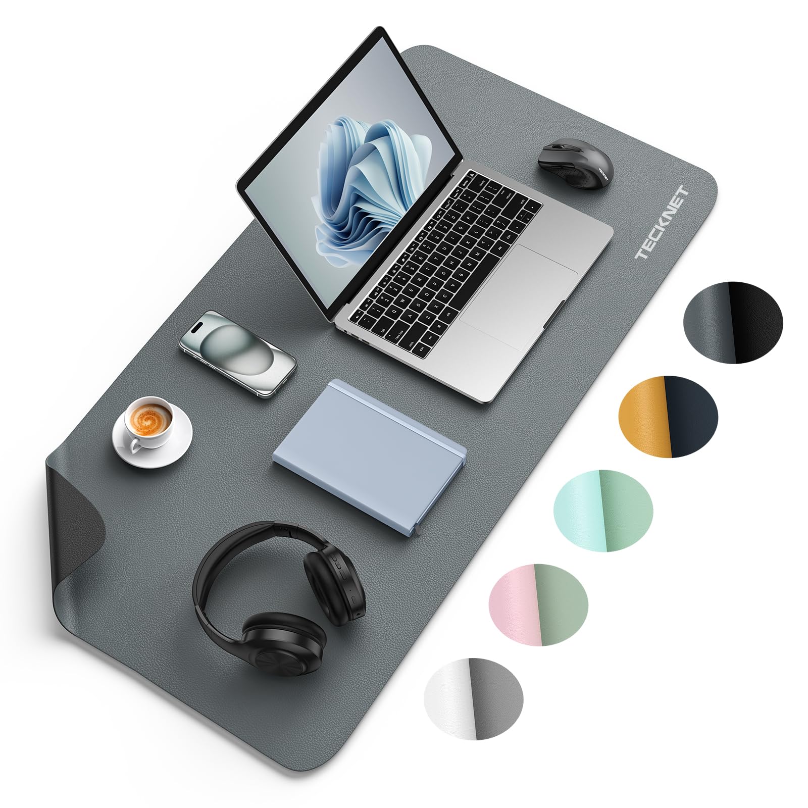 Tappetino Scrivania Trasparente PVC - 80x40 Cm, Antiscivolo, Impermeabile, Con Bordi Rotondi - Foto 7