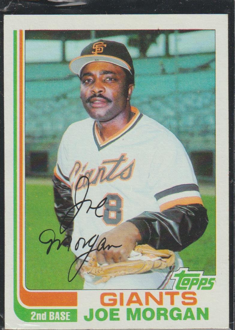 Amazon.com: 1982 Topps Joe Morgan Giants Baseball Card #754