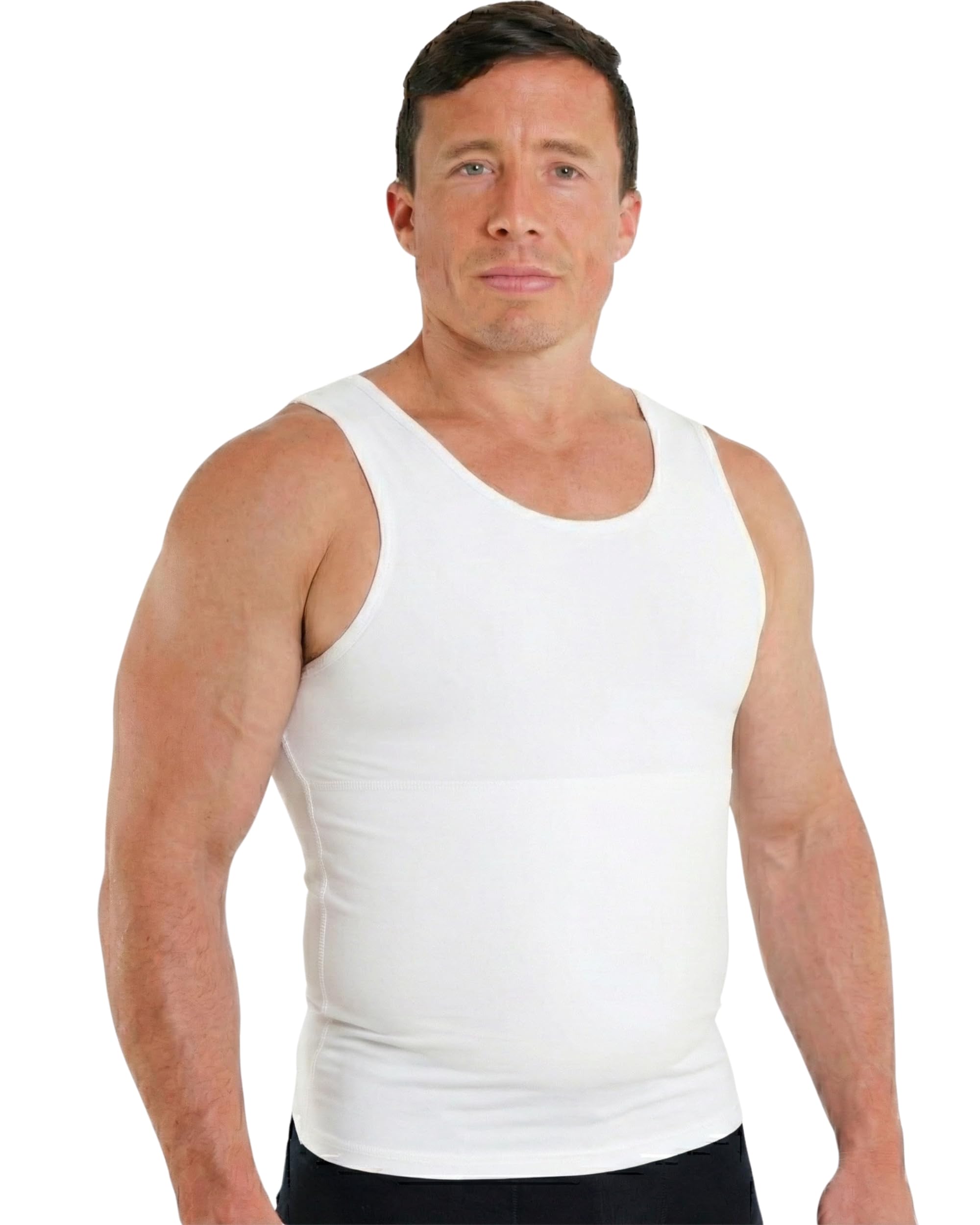 Esteem Apparel Original Max Men's Slimming Chest & Body Shaper Compression Shirt