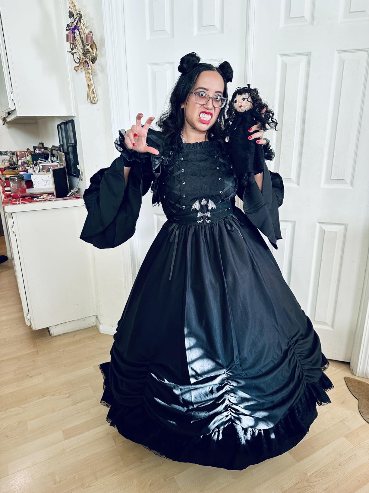 Women Black Gothic Victorian Dress Halloween Cosplay Nepal | Ubuy Women Black Gothic Victorian Dress Halloween Cosplay Nepal | Ubuy