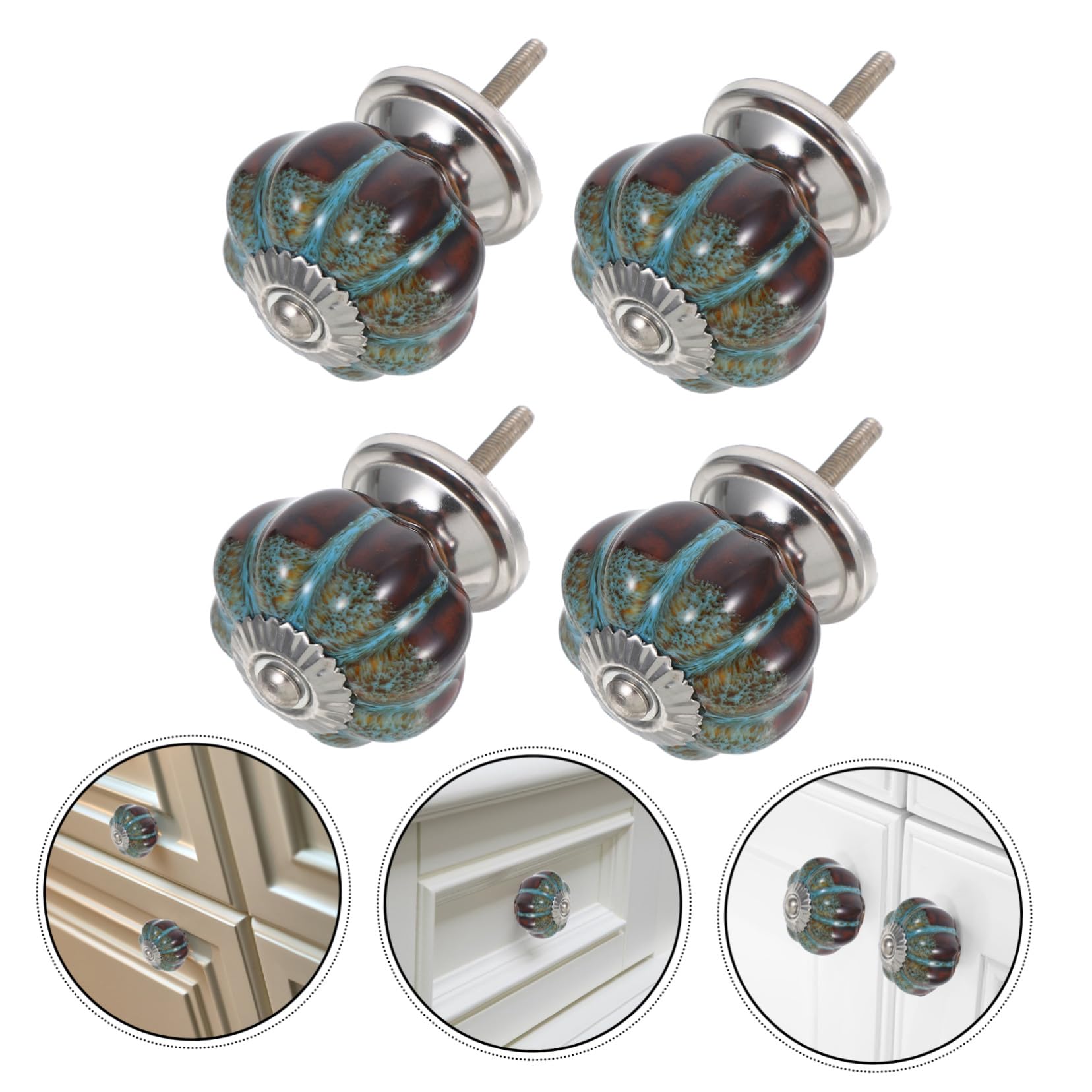 6 Pezzi Maniglia Decorativa Pomelli Per Mobili Da Cucina In Ceramica Pomelli Per Mobili In Porcellana