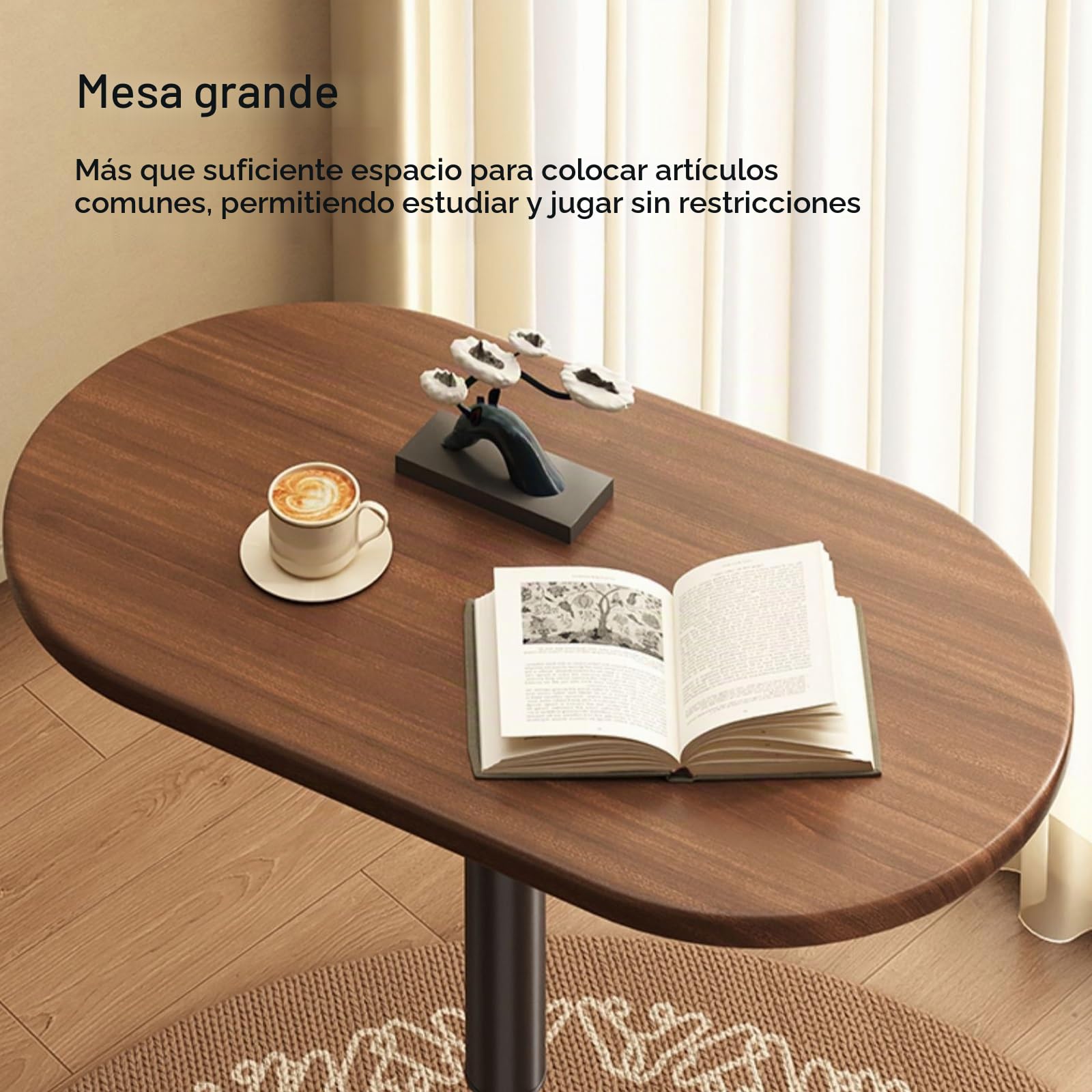 Mesa de Centro de Altura Ajustable, Mesa de Centro Elevable, Multifunción, Mesa de Salón, Mesa Lateral para Sofá o Cama, Ideal para Combinar en Salones y Dormitorios