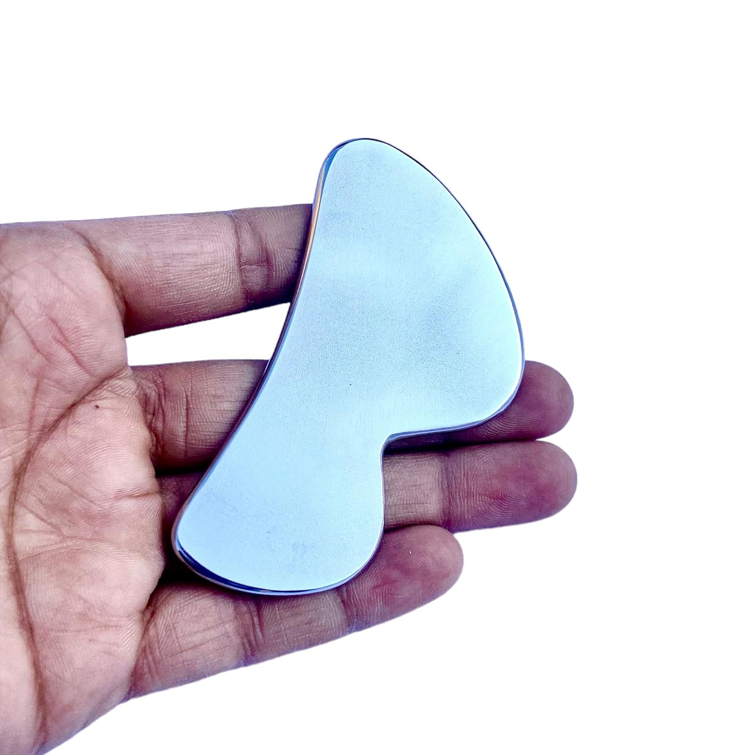 Livronic Medical Grade 304 Stainless Steel Gua Sha Guasha Massage Soft Tissue Therapy Used for Back, Legs, Arms, Neck,Handheld Massager Shoulder Face (B Shape) Livronic Medical Grade 304 Stainless Steel Gua Sha Guasha Massage Soft Tissue Therapy Used for Back, Legs, Arms, Neck,Handheld Massager Shoulder Face (B Shape)